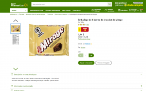 Trois paquets de chocolat pour 9$